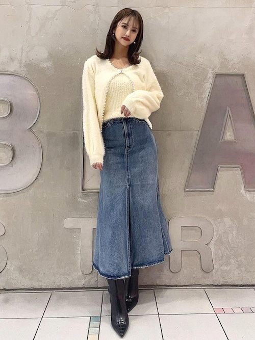 セミフレアデニムスカート（デニムスカート）｜Darich（ダーリッチ）の