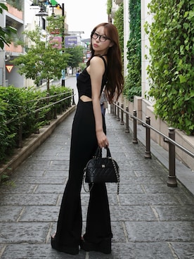 「Darich（ダーリッチ）のアイテム」を使った、Darichさん（レディース・156cm）の夏コーディネート