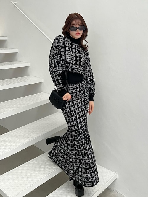 DDロゴボリュームニットトップス（ニット/セーター）｜Darich