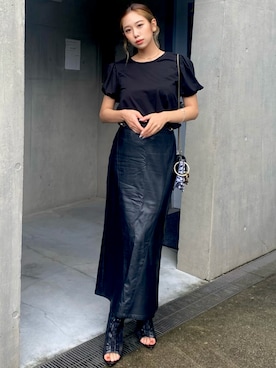 「アイテム（ブーツ）」を使った、Darichさん（レディース）の夏コーディネート