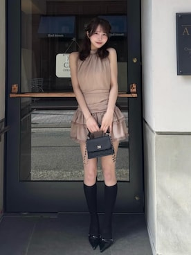 「Darich（ダーリッチ）のアイテム」を使った、Darichさん（レディース・162cm）の春コーディネート