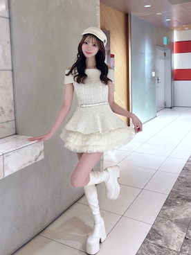 「Darich（ダーリッチ）のアイテム」を使った、Darichさん（レディース・165cm）の春コーディネート