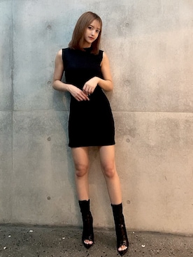 「ミニワンピ」｜Darichさん（レディース）の夏コーディネート