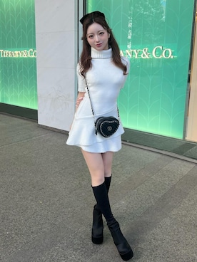 「24SS春の新作」｜「アイテム（ブーツ）」を使った、Darichさん（レディース・158cm）の春コーディネート