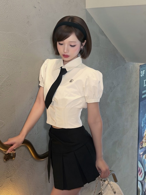 DRコルセットタイブラウス