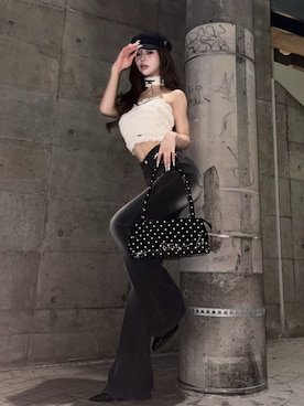 「Darich（ダーリッチ）のアイテム」を使った、Darichさん（レディース・158cm）の春コーディネート