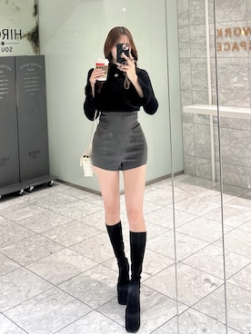 Darichさん（レディース・165cm）の冬コーディネート