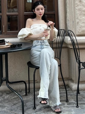 「アイテム（その他トップス）」を使った、Darichさん（レディース・160cm）の夏コーディネート