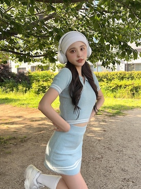 Darichさん（レディース・155cm）の夏コーディネート