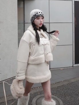 Darichさん（レディース・160cm）の冬コーディネート