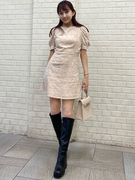 「アイテム（ハンドバッグ）」を使った、Darichさん（レディース）の夏コーディネート