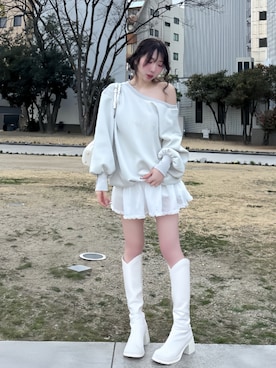 Darichさん（レディース・160cm）の春コーディネート