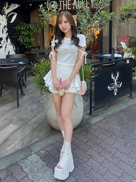 「Darich（ダーリッチ）のアイテム」を使った、Darichさん（レディース・155cm）の春コーディネート
