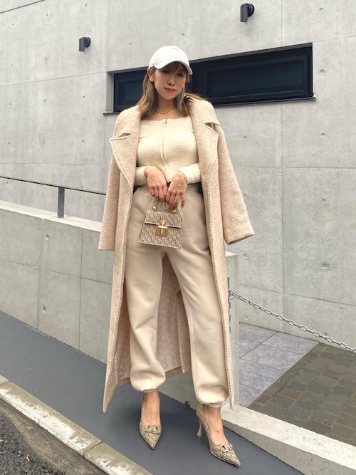 ヘリンボーンロングコート（その他アウター）｜Darich（ダーリッチ）の