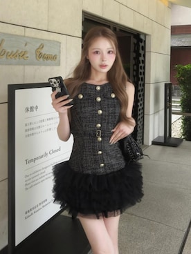 「Darich（ダーリッチ）のアイテム」を使った、Darichさん（レディース・163cm）の春コーディネート