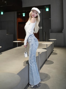 Darichさん（レディース・155cm）の冬コーディネート