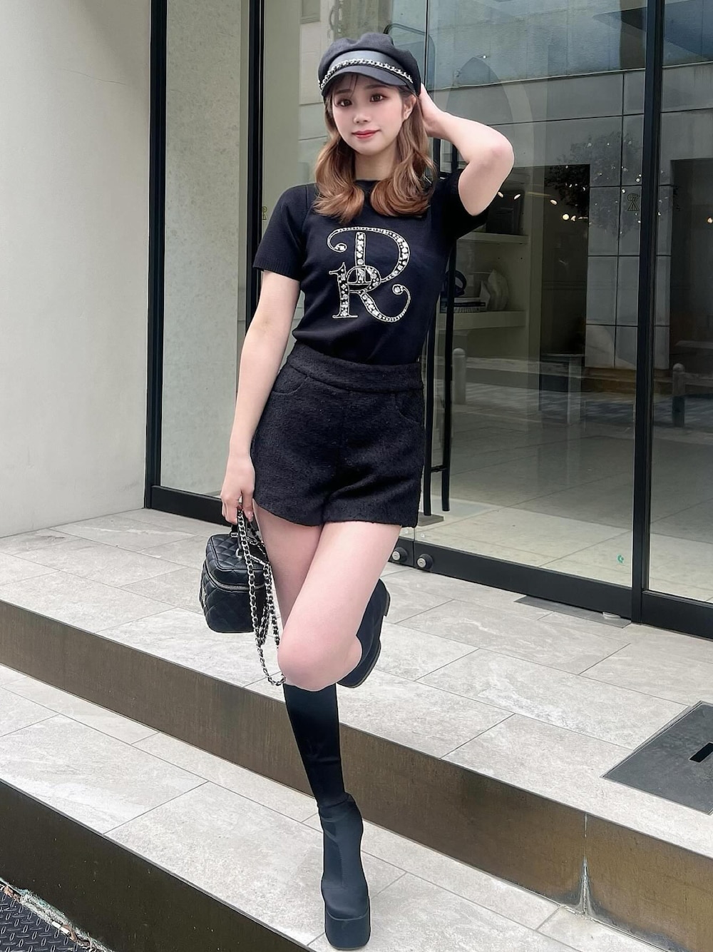 Darich(ダーリッチ)の「チェーンツイードキャスケット Darich(ダーリッチ)の「チェーンツイードキャスケット