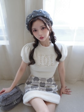 「アイテム（セットアップ）」を使った、Darichさん（レディース・158cm）の夏コーディネート