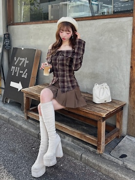 Darichさん(レディース・160cm)の冬コーディネート