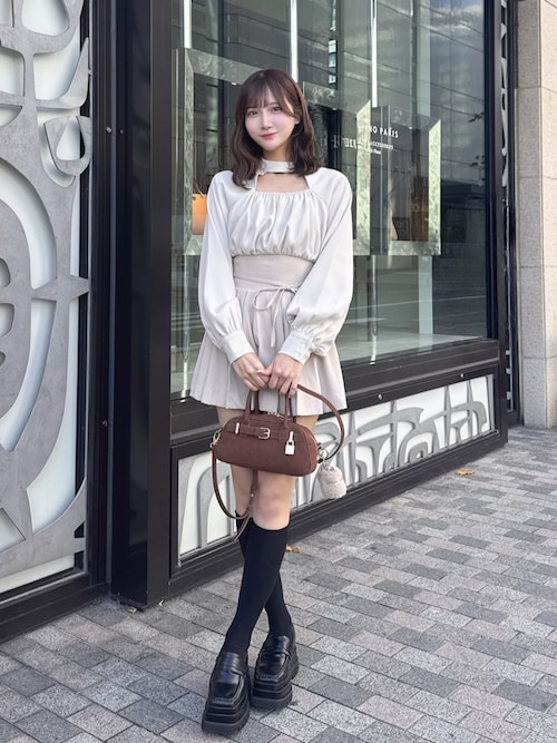 Darich ドッキングコルセットプリーツミニワンピース IVO Darich（ダーリッチ） ワンピース ドッキングコルセットプリーツミニ