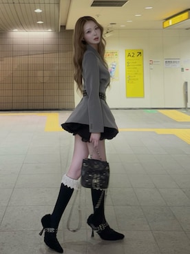 Darichさん（レディース・163cm）の冬コーディネート