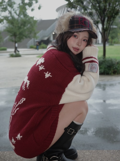 THE Social CLUBニットブルゾン（ブルゾン）｜Darich（ダーリッチ）の