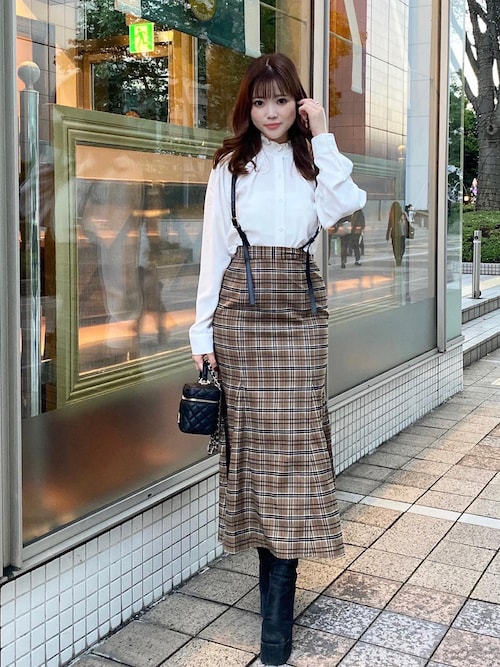 CLANE サスペンダーマーメイドスカート セール】SHEER FLARE MERMAID  