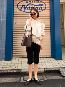 「JIL SANDER（ジルサンダー）のアイテム」を使った、sayaさん（レディース・162cm）の春コーディネート