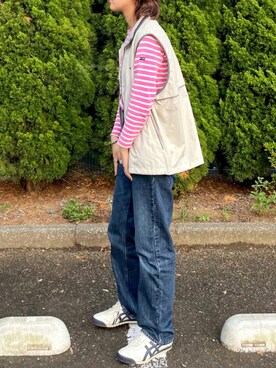 「UNIQLO U」｜sayaさん（レディース・161cm）の夏コーディネート