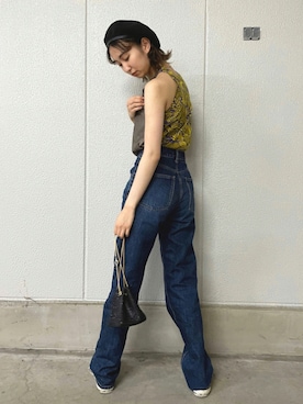 「UNIQLO U」｜sayaさん（レディース・161cm）の夏コーディネート