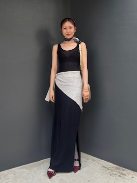 「カチューシャ」｜sayaさん（レディース・162cm）の夏コーディネート