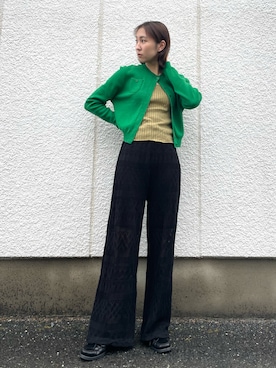 sayaさん（レディース・161cm）の春コーディネート