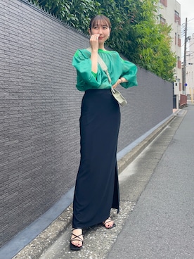 「BEATRICE（ベアトリス）のアイテム」を使った、sayaさん（レディース・161cm）の夏コーディネート