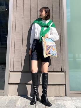 sayaさん（レディース・161cm）の春コーディネート