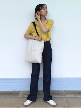 「UNIQLO U」｜sayaさん（レディース・161cm）の夏コーディネート