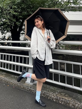 「anuke（アンヌーク）のアイテム」を使った、sayaさん（レディース・162cm）の夏コーディネート