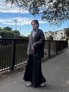 「アイテム（ジャージ）」を使った、sayaさん（レディース・162cm）の秋コーディネート