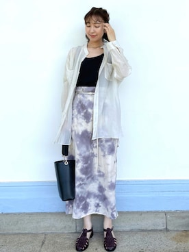 sayaさん（レディース・161cm）の夏コーディネート