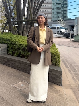 「Aunt Marie's（アントマリーズ）のアイテム」を使った、sayaさん（レディース・162cm）の春コーディネート