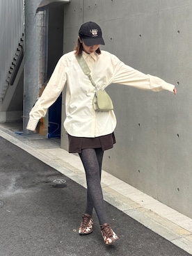 「Knuth Marf（クヌースマーフ）のアイテム」を使った、sayaさん（レディース・162cm）の秋コーディネート