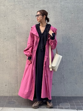 「OSOI（オソイ）のアイテム」を使った、sayaさん（レディース・162cm）の春コーディネート