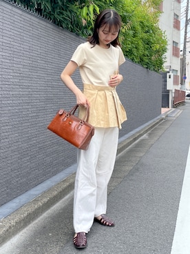 「BEATRICE（ベアトリス）のアイテム」を使った、sayaさん（レディース・161cm）の夏コーディネート