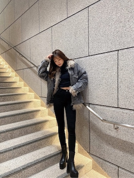 mikuさん（レディース・160cm）の冬コーディネート