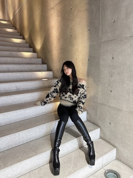 「GYDA（ジェイダ）のアイテム」を使った、mikuさん（レディース・160cm）の秋コーディネート