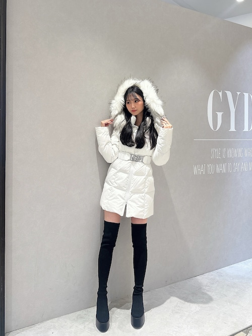 gyda ダウンジャケットセット GYDA ダウンコート ダウンジャケット 2WAYデザイン中綿コート