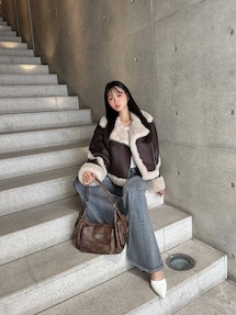 ECO MOUTON RIDERSジャケット｜ジェイダ（GYDA）公式通販｜RUNWAY