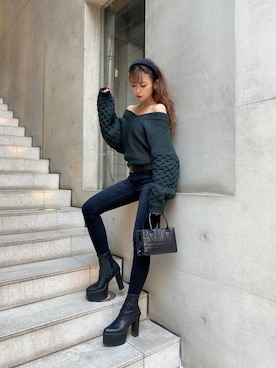 mikuさん（レディース・160cm）の冬コーディネート