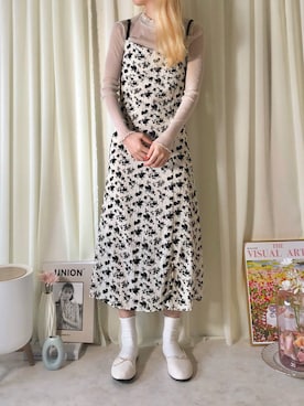 「シースルー」｜「アイテム（バレエシューズ）」を使った、iruriさん（レディース・162cm）の夏コーディネート