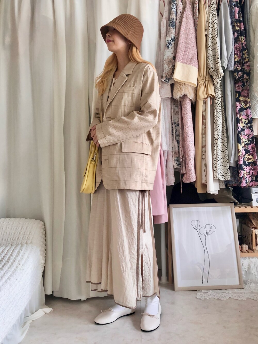 Mila Owen（ミラオーウェン）の「三つボタンチェックシャツ