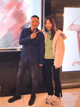 「PULL&BEAR（プルアンドベア）のアイテム（パンツ）」を使った、阿倫さん（メンズ・175cm）の冬コーディネート